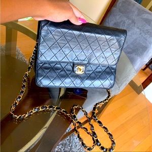 SOLD Vintage Chanel Black Shoulder Bag